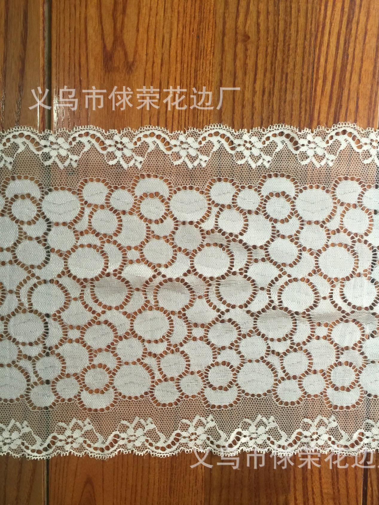 電腦機(jī) 透明網(wǎng)刺繡蕾絲繡花布面料花邊DIY服裝輔料 婚紗輔料示例圖15