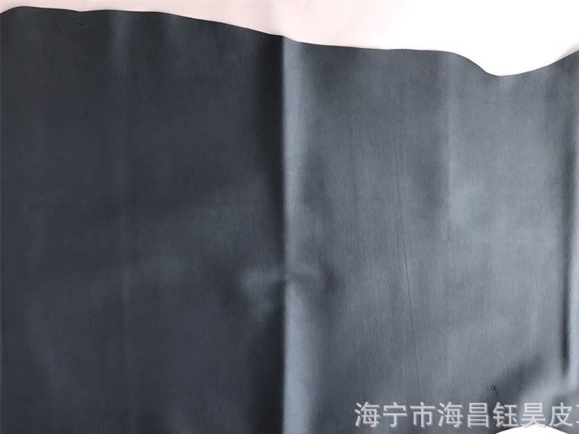 高檔彈力羊皮暗夜藍綿羊皮彈力皮褲服裝真皮彈力皮革鞋革廠家直銷示例圖6