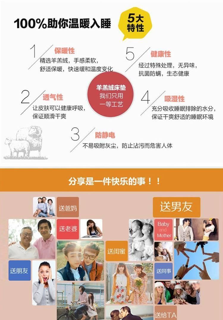 羊羔絨床墊 加厚保暖鵝絨羽絨床墊單雙人學(xué)生床墊批發(fā) 羊毛床墊示例圖2