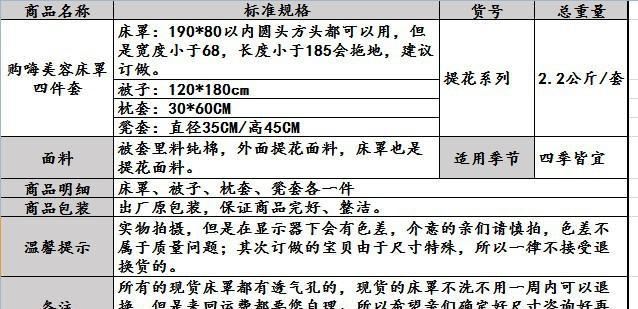 一件起批 美容床罩四件套美體按摩套件 送夾棉 可訂做包郵示例圖1