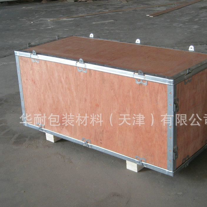 廠家熱銷可拆卸膠合板鋼邊箱 大型方形防水鋼邊箱示例圖33
