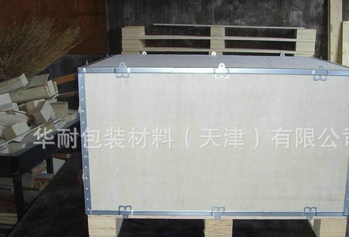廠家熱銷可拆卸膠合板鋼邊箱 大型方形防水鋼邊箱示例圖35