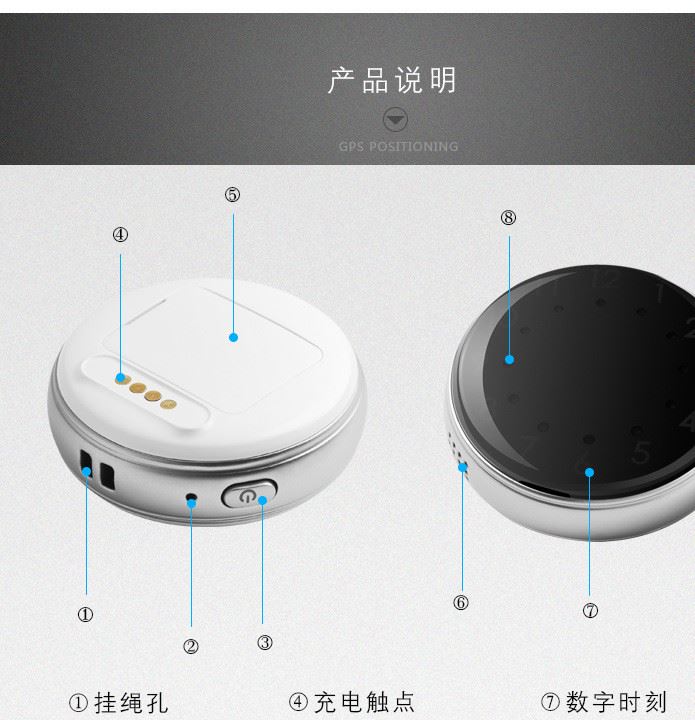 A12 GPS定位器兒童寵物小孩老人行李防丟微型通話追蹤器示例圖21