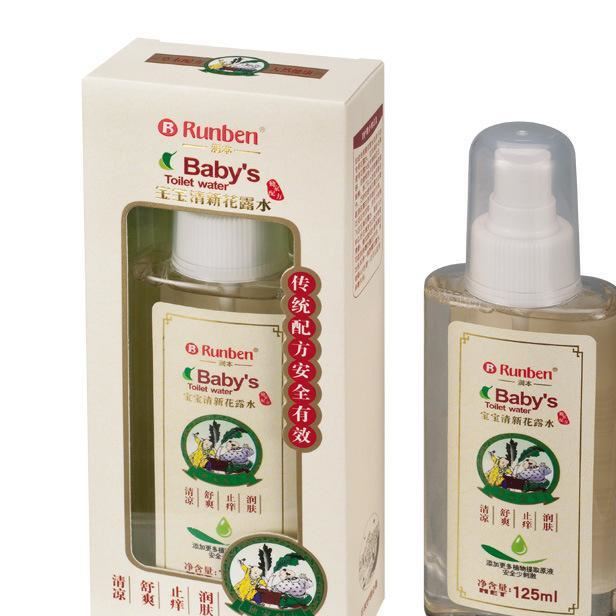 供應(yīng) 潤(rùn)本寶寶清新花露水 125ml 清涼 舒爽 止癢 潤(rùn)膚 祛除異味示例圖4