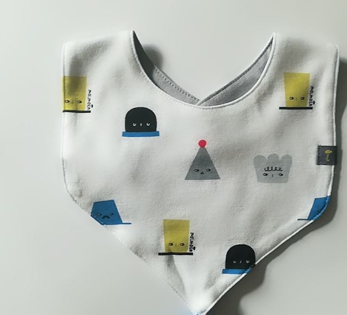 moimoln云朵小雨傘定制款圍嘴口水巾寶寶棉圍嘴嬰兒口水巾 直銷示例圖8
