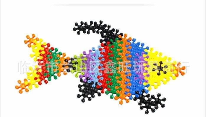熱賣 雪花片拼插玩具 塑料積木桌面玩具 拼搭多款散裝積木可批發(fā)示例圖23