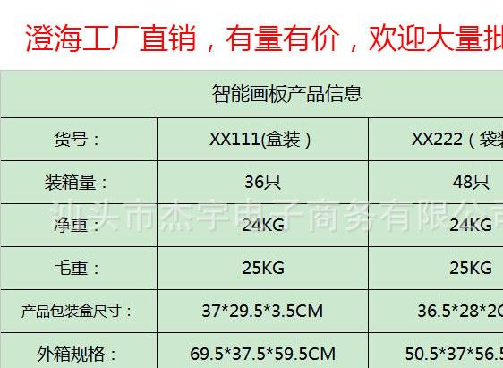 兒童益智能磁性畫板玩具禮物 多功能彩色有聲繪畫寫字板工廠直銷示例圖1