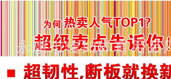 廠家批發(fā)新款魚板 22寸 成人刷街代步板 塑料漂移滑板 有外觀專利示例圖7