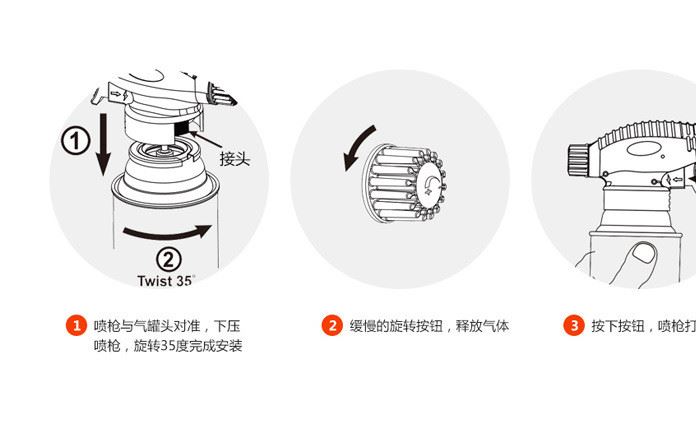 高溫便攜式噴火器烘焙噴點碳燒烤噴槍燒豬毛韓國 打火機焊槍示例圖12