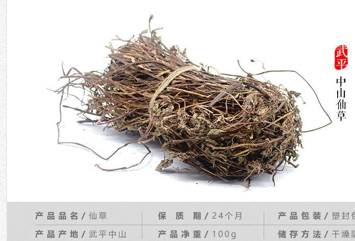 樣品100g福建武平仙草干批發(fā)燒仙草涼茶黑涼粉草龜苓膏四果湯原料示例圖3