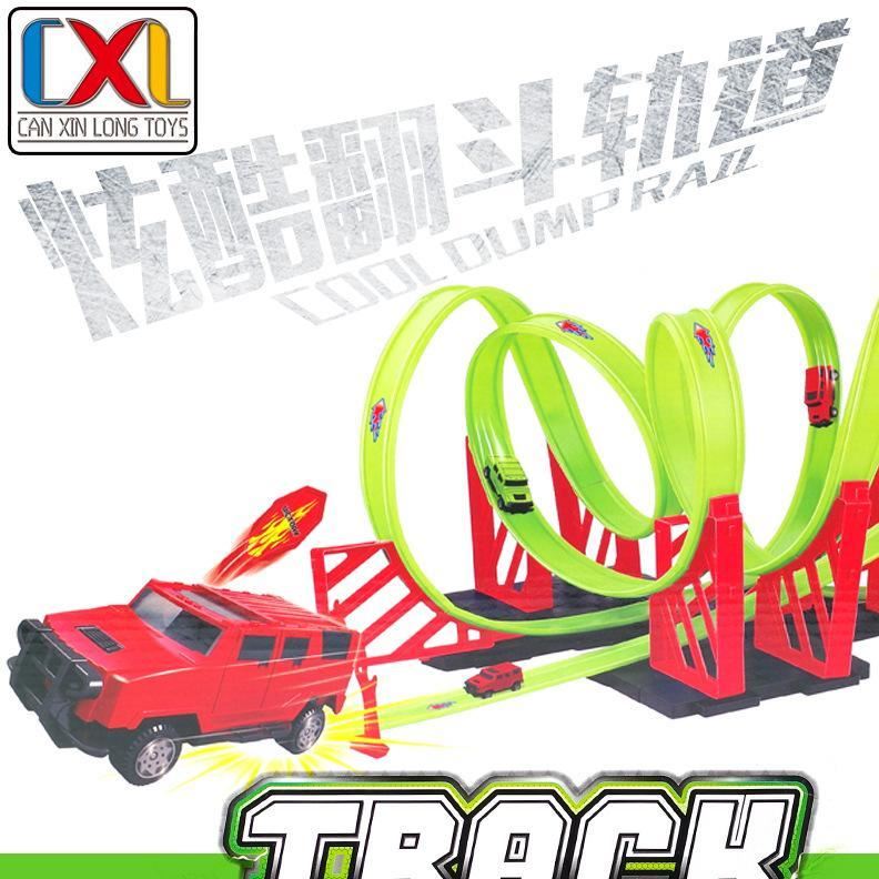 熱銷兒童回力軌道車 新奇創意兒童益智風火輪軌道車 玩具廠家直銷示例圖1