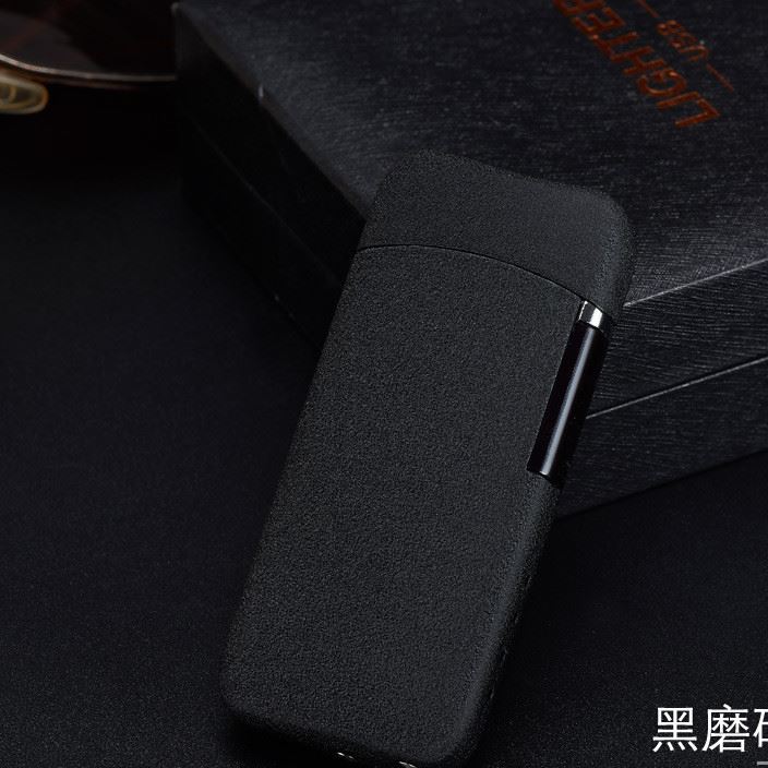 新款激光觸摸感應脈沖雙電弧充電打火機USB電子交叉電弧打火機139示例圖19