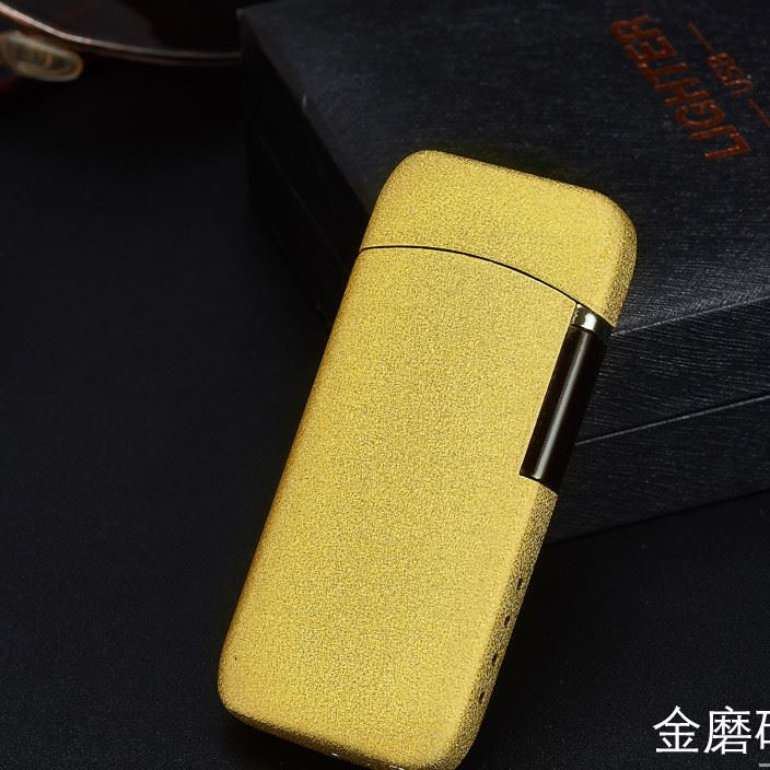 新款激光觸摸感應脈沖雙電弧充電打火機USB電子交叉電弧打火機139示例圖20
