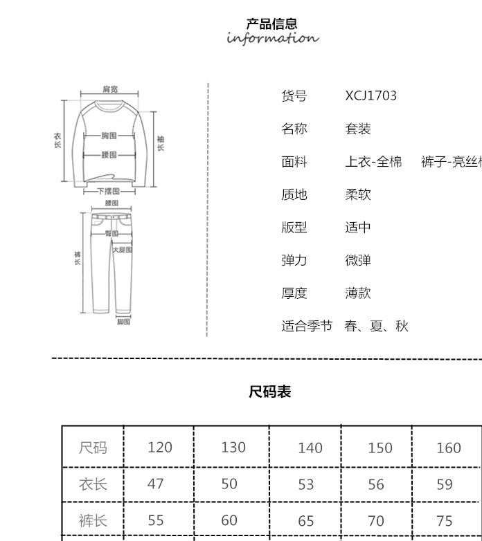 2017春款中大童女童裝套裝雪紡衫九分闊腿褲兩件套荷葉袖襯衫批發(fā)示例圖1