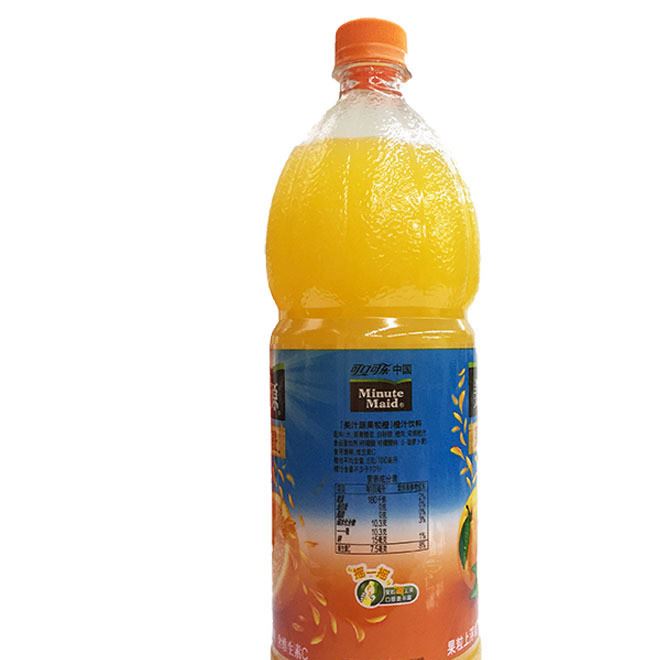 美汁源果粒橙1.8L*6瓶 果汁飲料可口可樂 飽滿多汁營養(yǎng)美味示例圖3