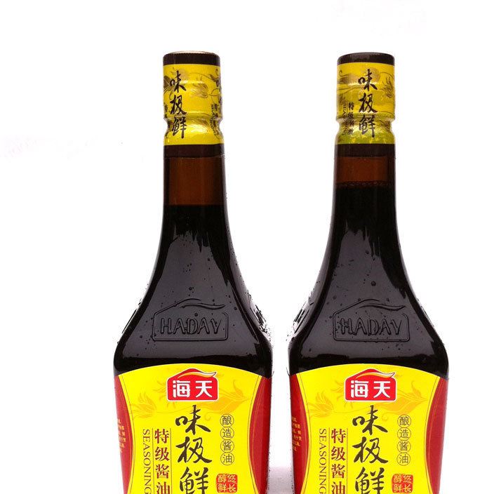 海天味極鮮特級(jí)醬油750ml*6瓶 非轉(zhuǎn)基因黃豆醬油 紅燒涼拌醬油示例圖3