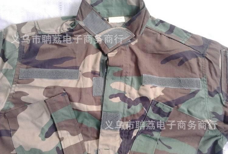 男女美式四色叢林迷彩戰(zhàn)術(shù)套服 真人CS野戰(zhàn)服示例圖10