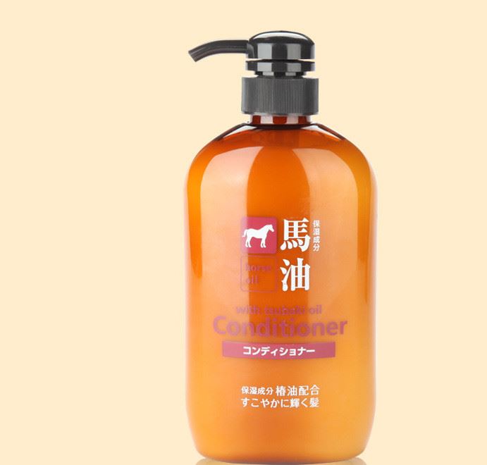 日本原裝熊野油脂馬油護發(fā)素600ml 滋潤保濕示例圖1