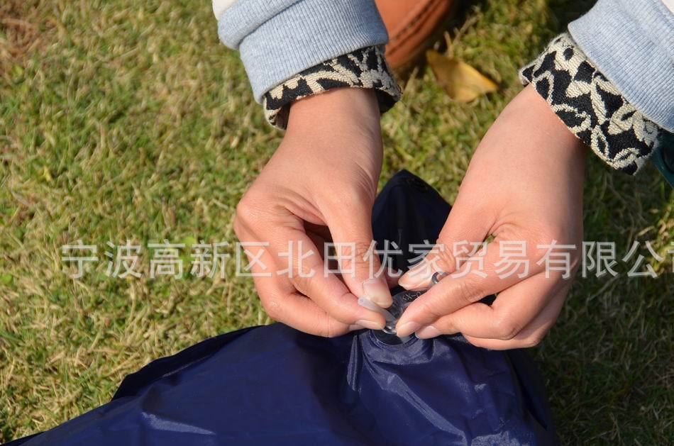 极地冷山 自动充气垫户外 单人 对折自充垫防潮垫户外 帐篷气垫示例图6