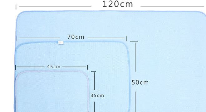 大碼3D竹纖維隔尿墊 寶寶 新生兒 嬰兒尿墊 隔尿床墊 奧斯貝貝示例圖10