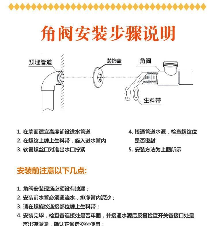 SUS304不銹鋼通用角閥冷熱水開關(guān)無鉛防爆三角閥止水閥批發(fā)示例圖13