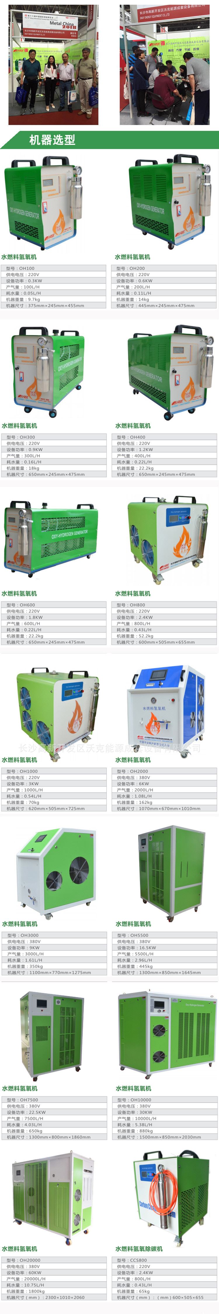 電解水氫氧發生器價格 沃克能源氫氧焊接機OKHOH800 歷史悠久示例圖6