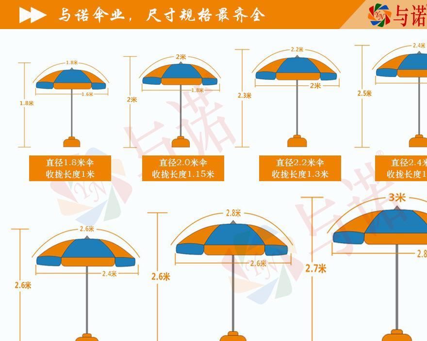 外貿(mào)太陽傘直銷防紫外線戶外傘定制超大太陽傘批發(fā)示例圖4