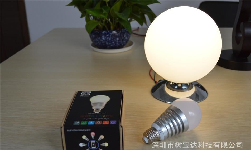 【爆款】大功率藍牙智能燈泡/LED智能燈/智能LED燈示例圖8