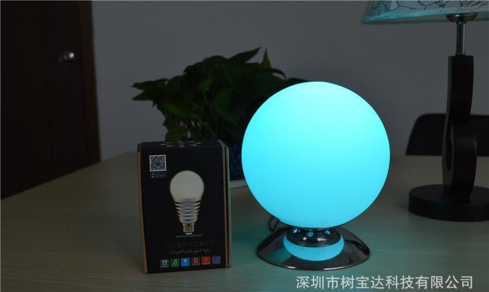 【爆款】大功率藍牙智能燈泡/LED智能燈/智能LED燈示例圖9