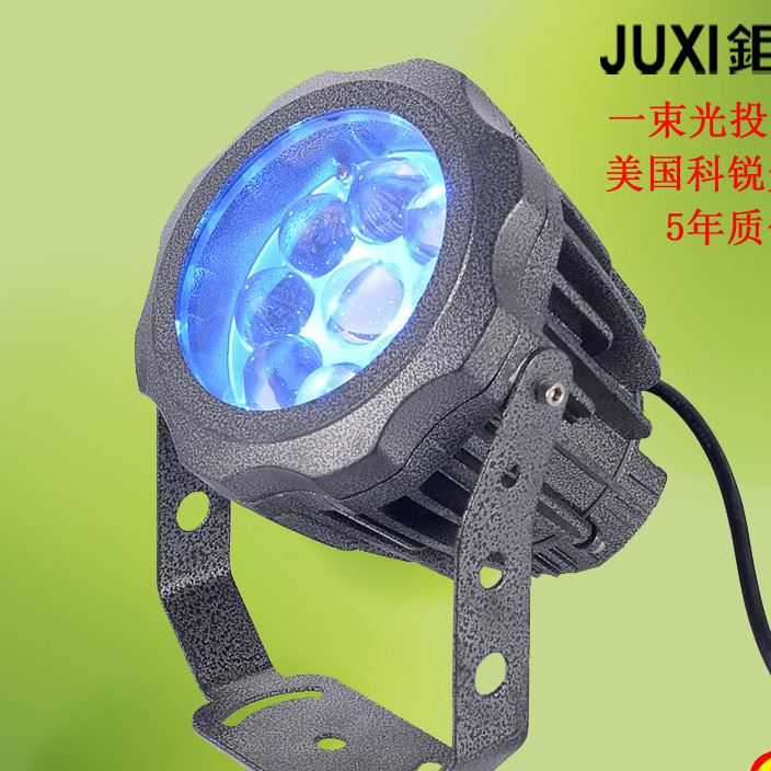 led一束光聚光燈射燈樓頂遠程窄光燈羅馬柱燈戶外防水18W27W36W示例圖1