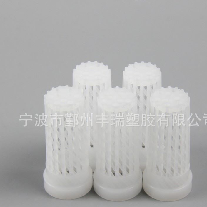 白色PE材質濾網 15mm表殼進水網 批發塑料濾筒 水表配件進水網示例圖3