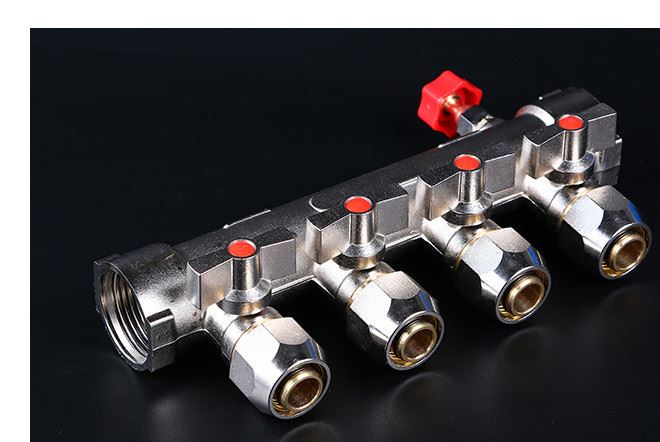 地熱分水器（精品） 集分水器 連體 地暖分水器 智能 廠家直銷示例圖4