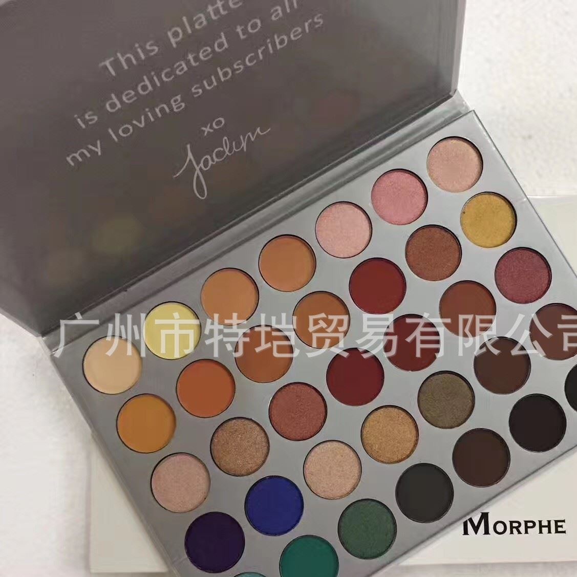 現(xiàn)貨新款 MORPHE35色眼影 35色合作版眼影 MORPHE眼影盤示例圖6