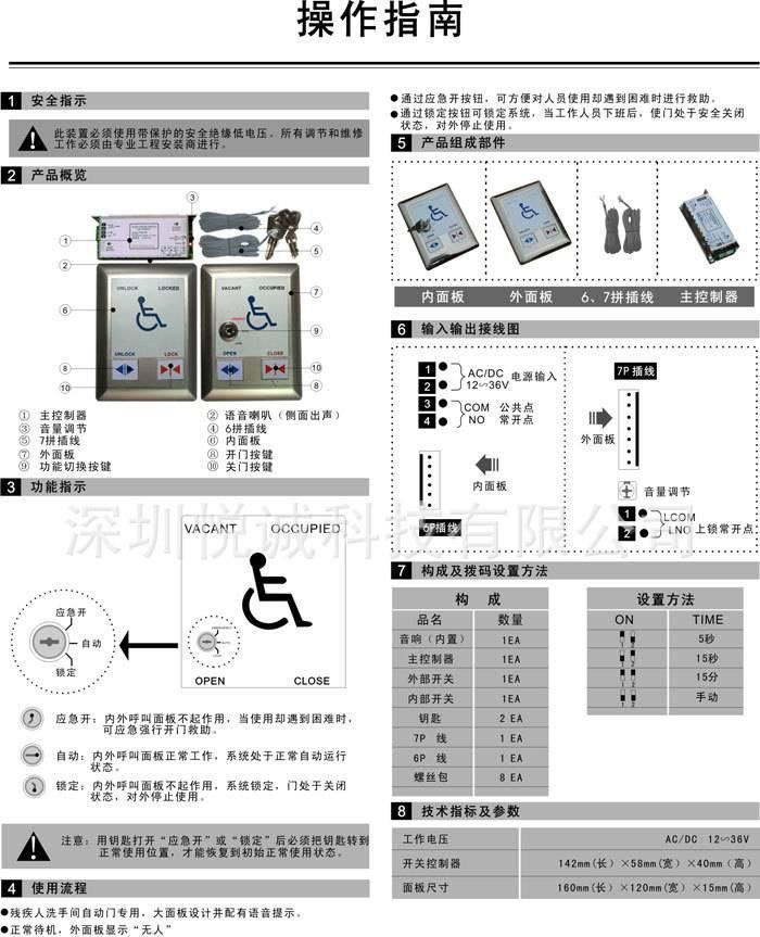 供應(yīng)自動(dòng)殘障人自動(dòng)開(kāi)關(guān)209 洗手間自動(dòng)門(mén)殘疾人自動(dòng)開(kāi)示例圖2