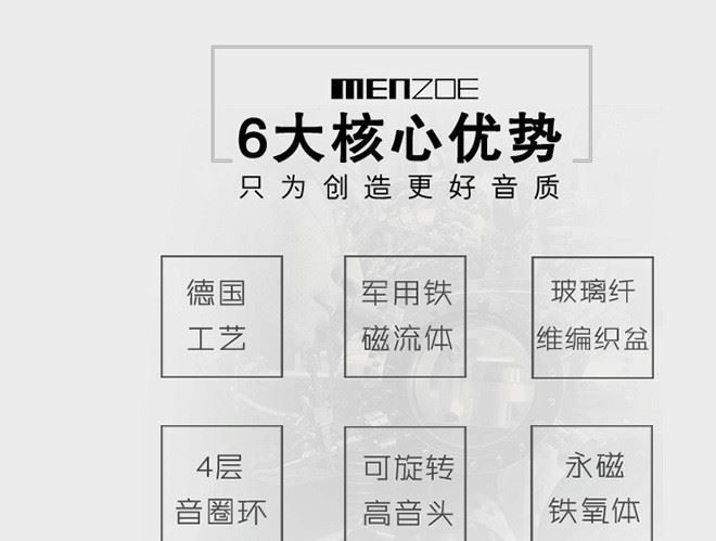 車載套裝喇叭6.5寸中低音二路套示例圖1