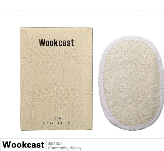 wookcast 酒店一次性用品浴擦 級(jí)酒店用品天然絲瓜絡(luò) 浴擦示例圖6