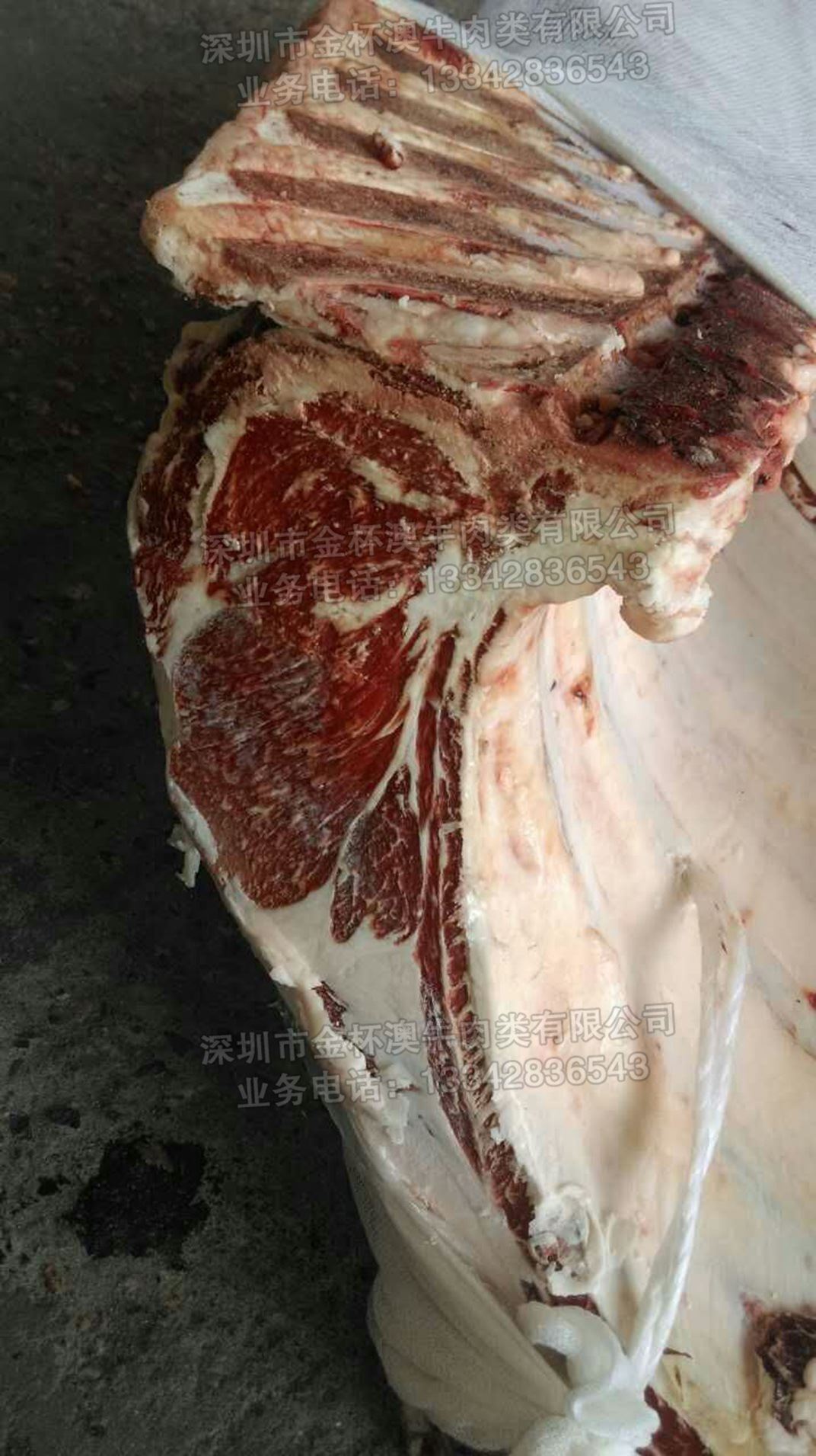 澳洲牛肉 凍牛肉 草飼牛 安格斯和牛四分體 冷凍雪花牛肉示例圖2