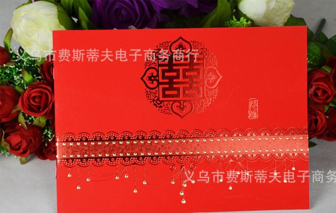 2014創(chuàng)意新款雙喜禮金簿簽到本婚禮簿婚慶用品簽名冊(cè)廠家批發(fā)現(xiàn)貨示例圖3