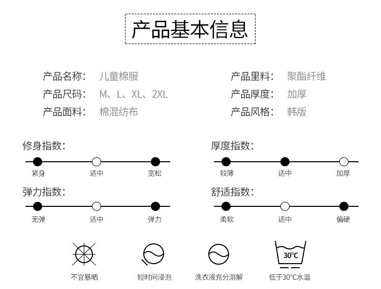 童棉衣女2018冬季新款加厚棉服中長(zhǎng)款連帽帶毛中小童裝外套定制示例圖5