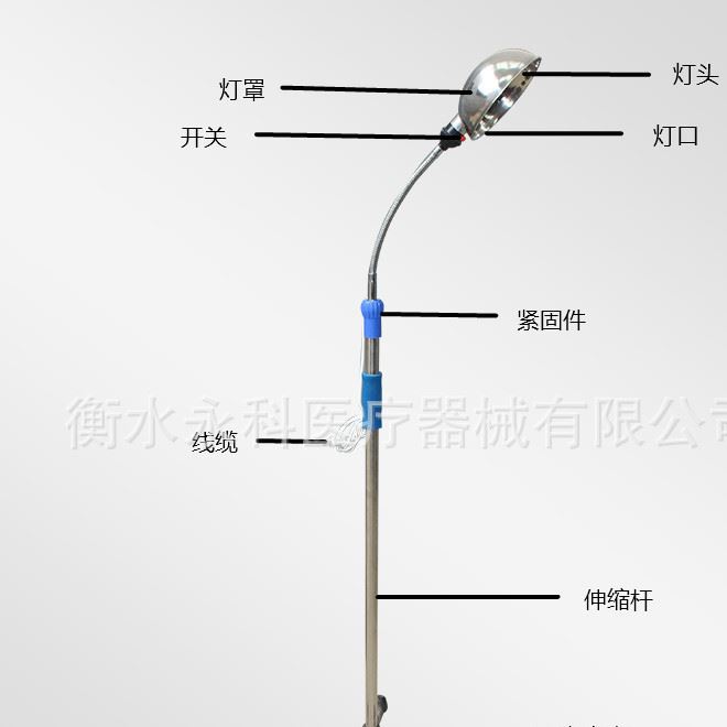 JX-F32 不銹鋼反光燈架（圓盤底座）示例圖6