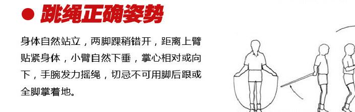 學(xué)校體育用測(cè)試木柄跳繩 健身體育器材單人跳繩 不纏繞成人跳繩示例圖3