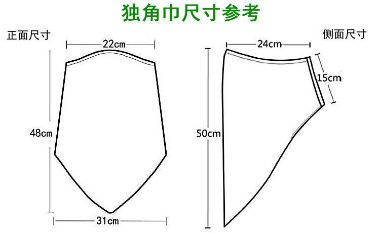 工廠定制 防風防曬獨角巾 騎行釣魚防塵防曬頭套護臉 防霧霾示例圖5