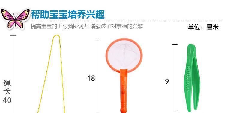 兒童早教實驗研究塑料工具盒捕捉昆蟲飼養觀察盒網養殖箱益智玩具示例圖4