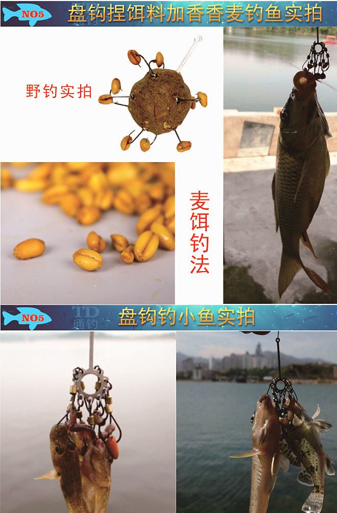 創(chuàng)造門盤鉤鉤串鉤海竿拋竿遠(yuǎn)投防纏繞套裝魚鉤伊勢尼釣組10號示例圖10