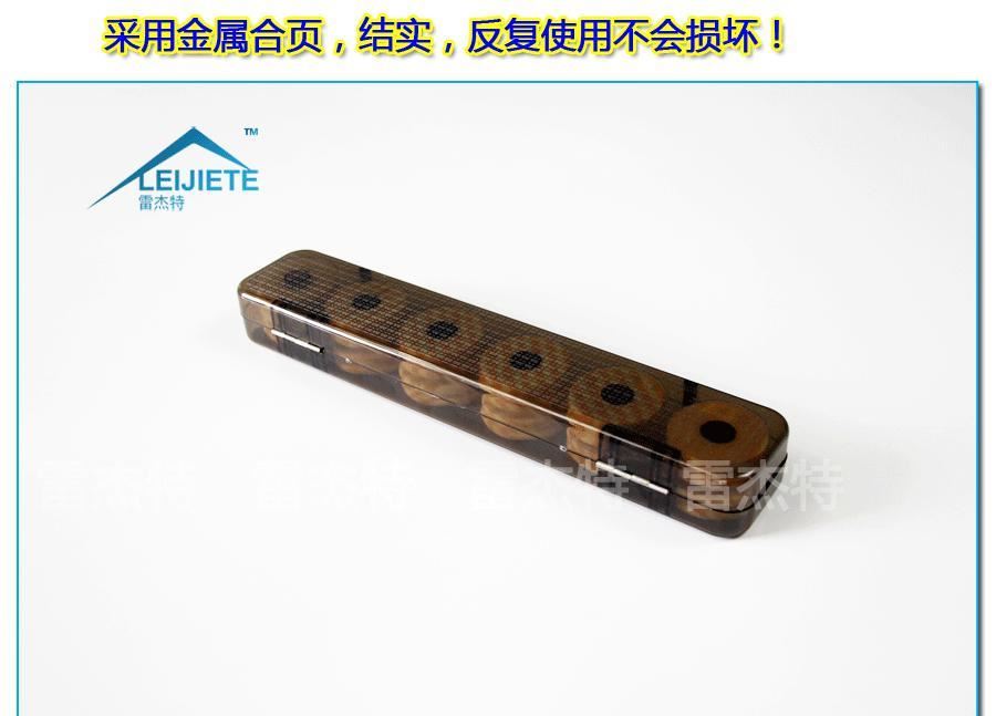 漁具12軸工程塑料主線盒透明咖啡色主線盒多功能漁具盒示例圖5