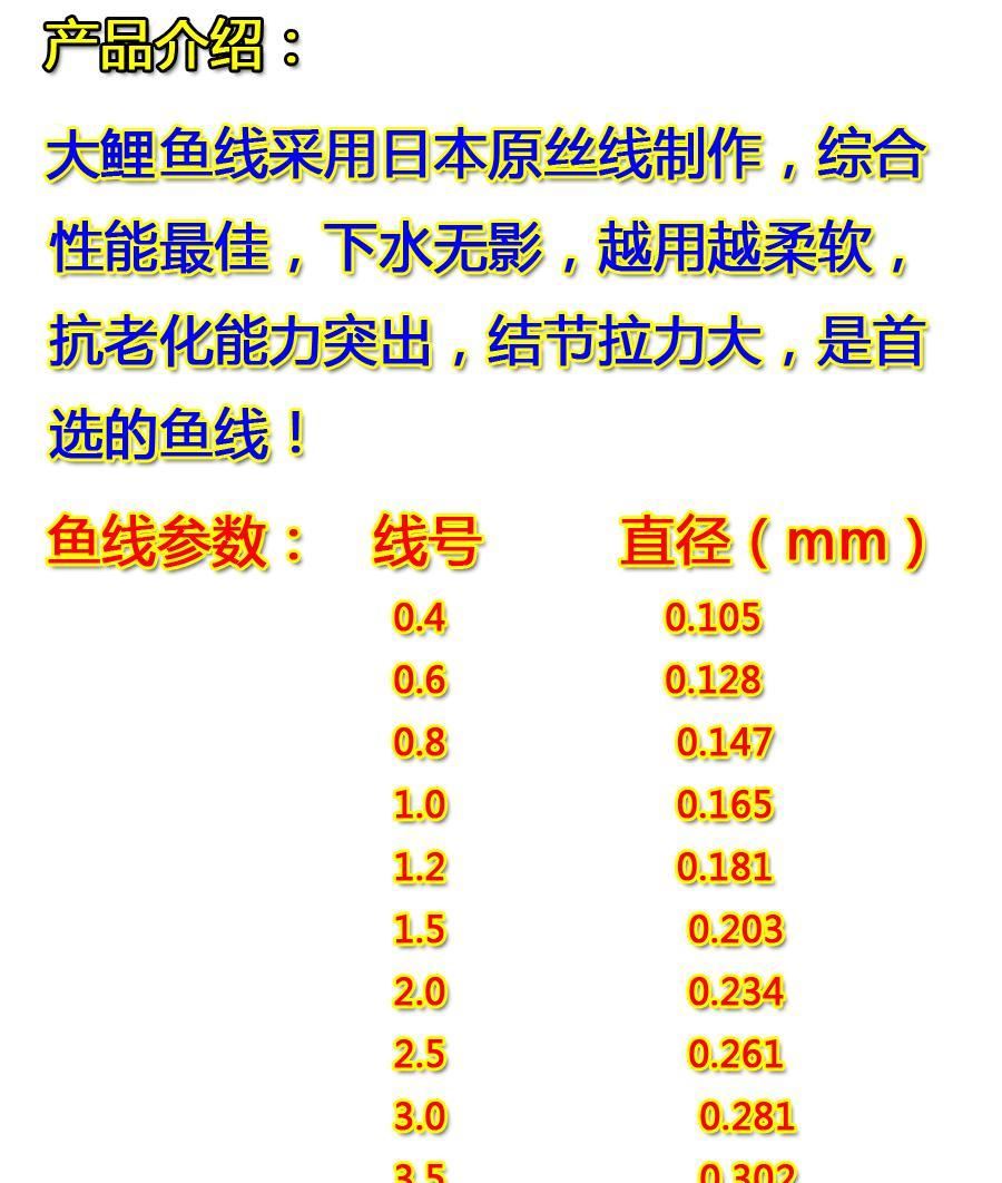 漁具50米精裝日本原絲魚線50米尼龍紅色競技魚線紅色主線示例圖2