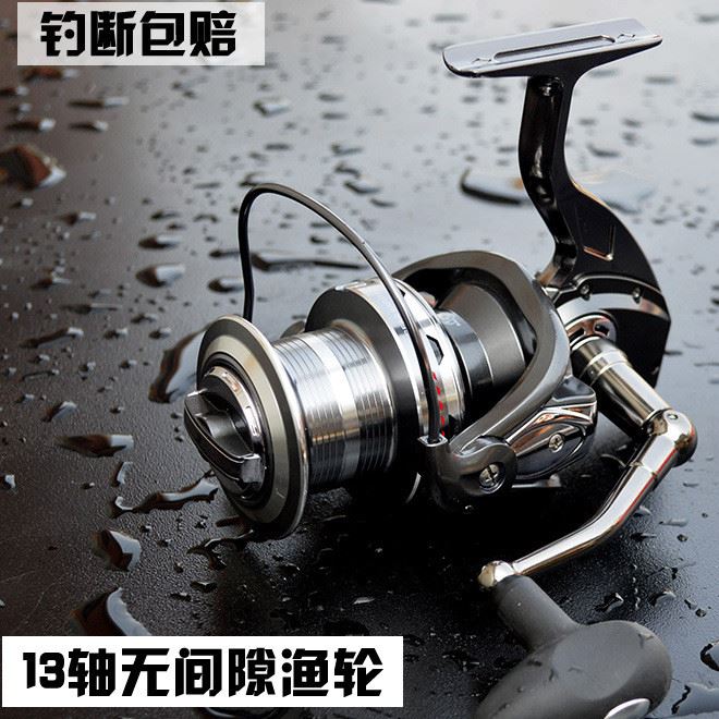 釣斷包賠 RS8000-9000 13軸全金屬無間隙遠(yuǎn)投輪 大型貓魚輪 特價示例圖1