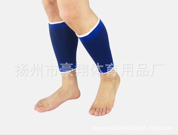 運動護腿批發 專業運動透氣型護小腿 護腿 針織護腿 廠家直銷示例圖2