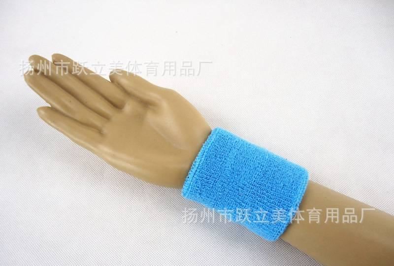 廠家直銷毛巾吸汗彩色護(hù)腕籃球羽毛球運(yùn)動(dòng)護(hù)具定制LOGO刺繡花批發(fā)示例圖11