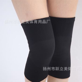廠家直銷四面彈竹炭纖維護(hù)膝籃球運(yùn)動(dòng)防護(hù)純棉保健保暖跑步護(hù)具示例圖3